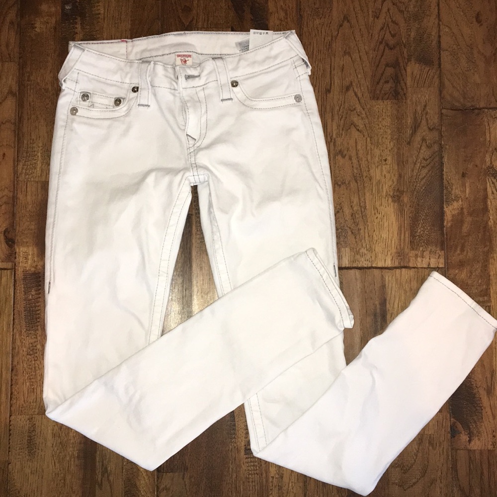 White True Religion Jeans